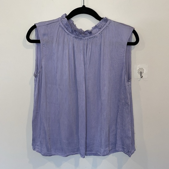 Velvet By Graham & Spencer Kiana Ruffle Neck Top
Periwinkle NWT - Picture 5 of 7